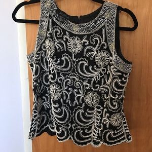 Size large beaded tank